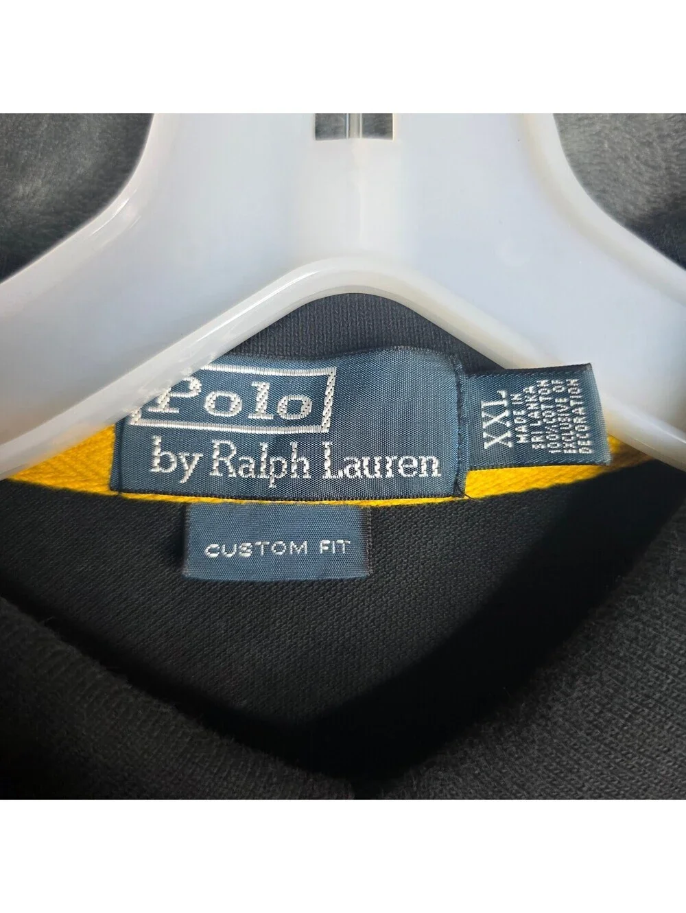 Polo Ralph Lauren Big Pony #2 County Riders & Jockey Club Black Men's XXL
